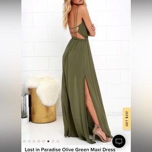 Lulus Lost in paradise maxi dress